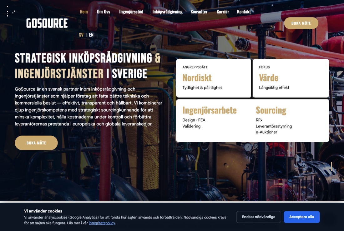 GoSource webbplattform byggd av Nuvid